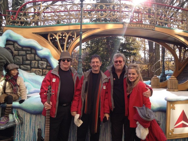 Johnny, Jonathan, Chip and Karly about to borad the float